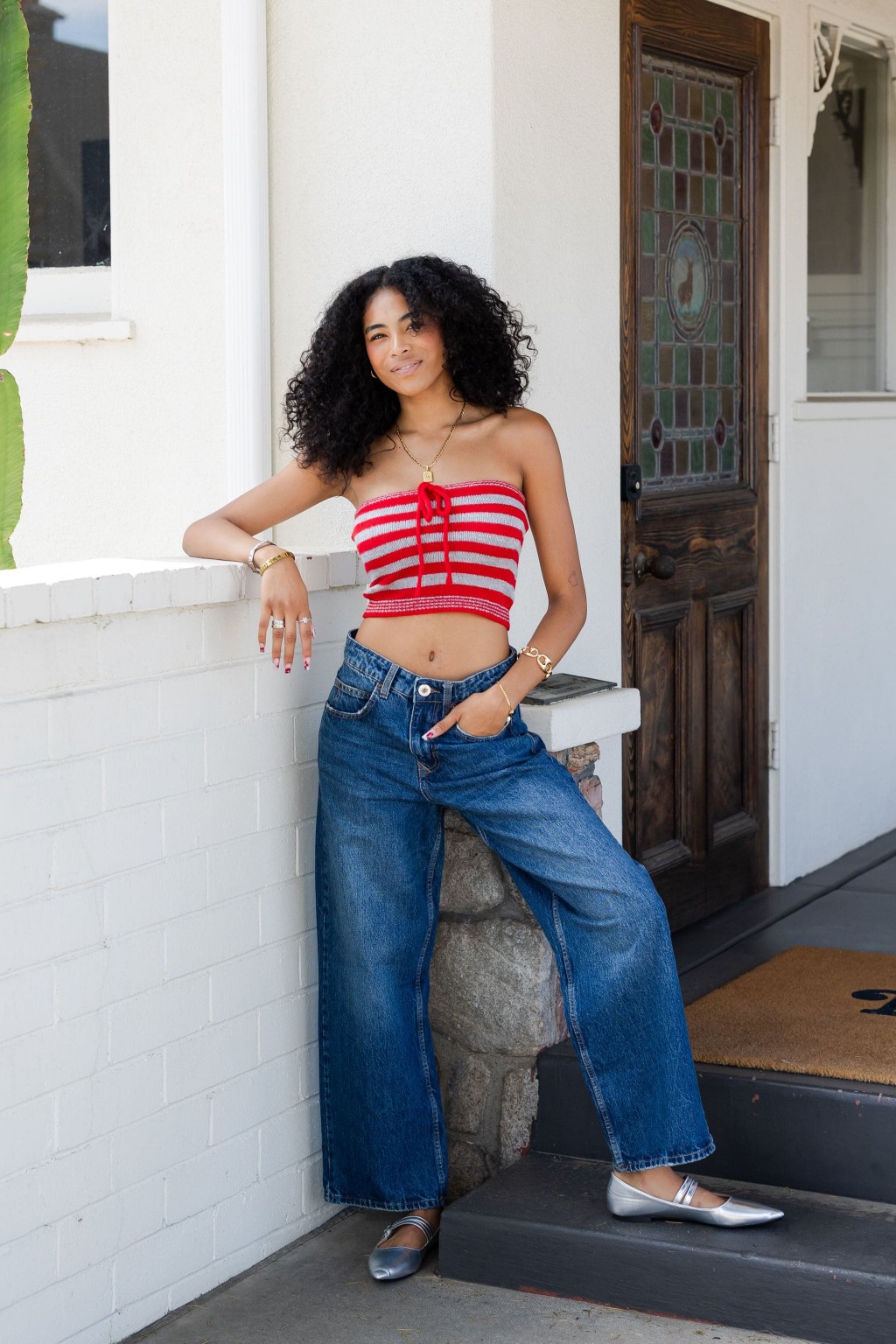Denim Wide Leg Jeans