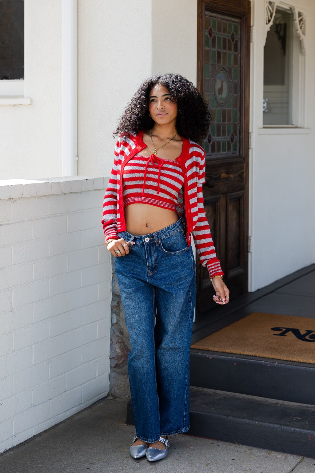 Denim Wide Leg Jeans