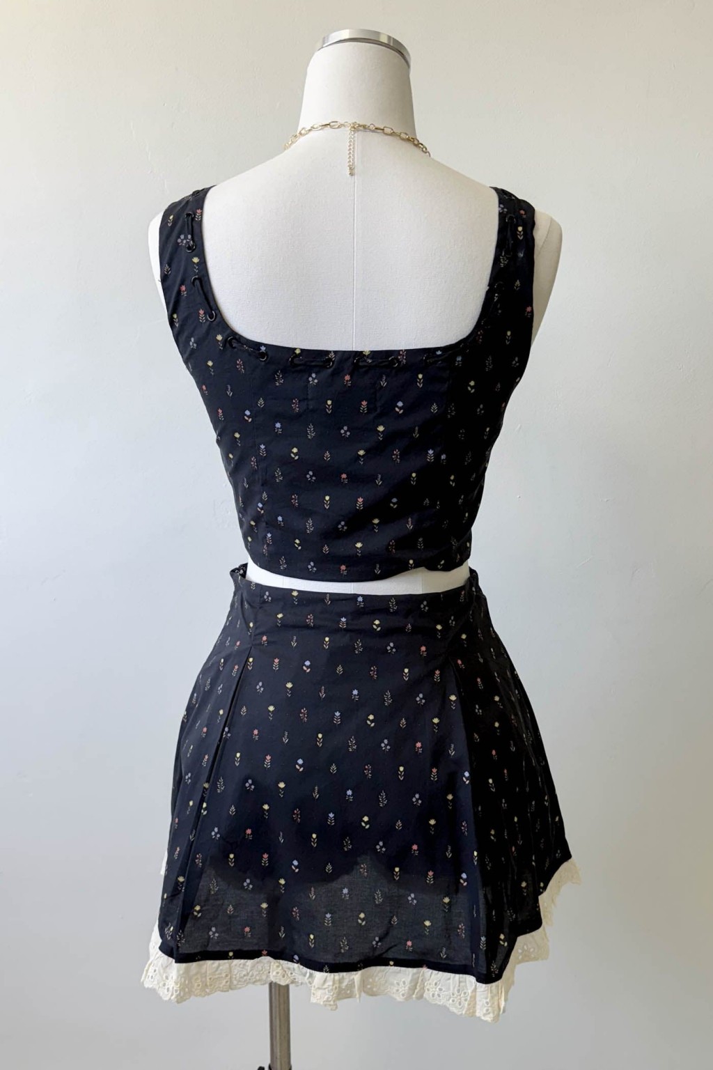 Lacey Layered Mini Skirt